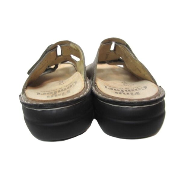 Finn Comfort EU 37 US 6 6.5 Womens Pattaya Taupe Brown Leather Slide Sandals - Picture 7 of 10